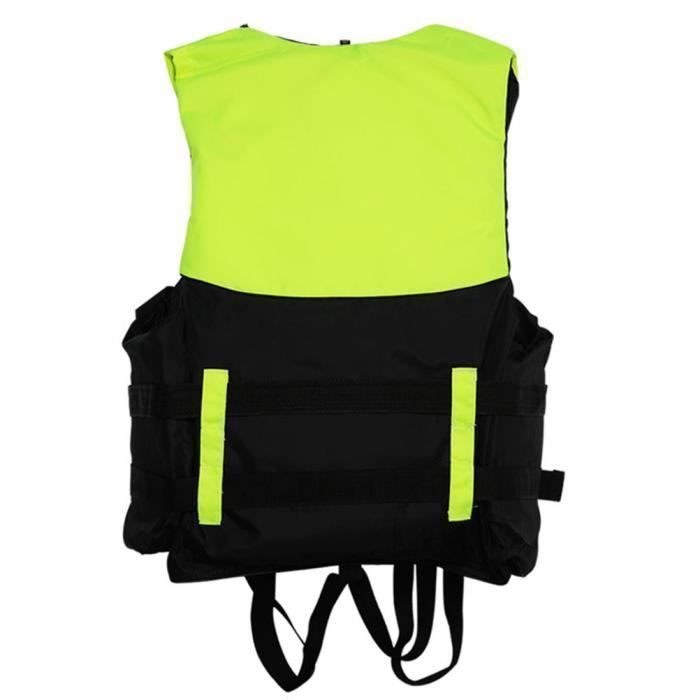 Gilet De Sauvetage Adulte Unisexe - Flottabilité Réglable, Sifflet, Bandes Réfléchissantes