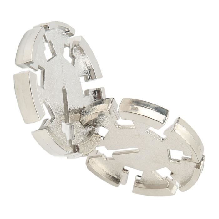 Jouet de déverrouillage - VVIKIZY - Puzzle Cérébral - Acier inoxydable - Anti-rouille - Pour