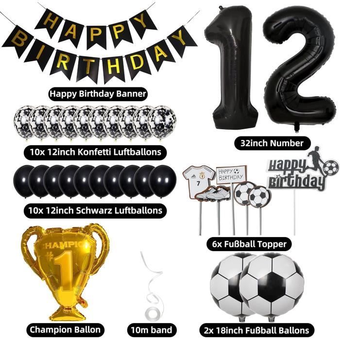 Décoration Gâteau Anniversaire Foot Accessoire Fête Football Décorations Gâteau Football 31 Pièces - Anniversaire Enfant Thème Sport Gateau Anniversaire Football Décoration De Gâteau Anniversaire