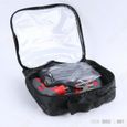 TD® Kit de réparation de pneu voiture quad vélo auto moto VTT pro roues crevaison diagnostic dépannage coffret sac avec mèches van-2