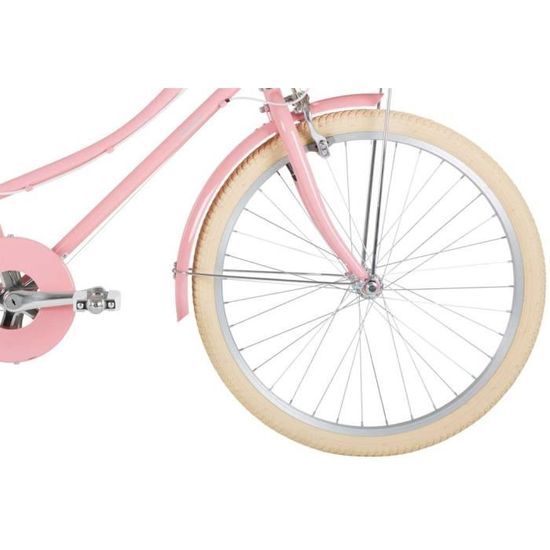 Vélo 24 rose pour enfants 7 à 11 ans look rétro Gingersnap de Bobbin