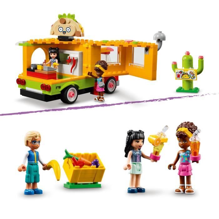 LEGO 41701 Friends Le March de Street Food avec Jouet Camion