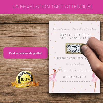 RXLITE Kit Cartes Invitation Anniversaire à Gratter Thème Jeux Vidéo - 10 Cartes + Enveloppes + Autocollants Dorés
