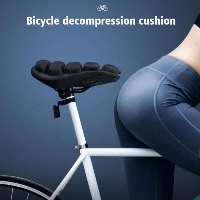 Selle De Vélo TECHCYC – Mousse Mémoire De Forme, Ergonomique, Absorption Des Chocs, Imperméable