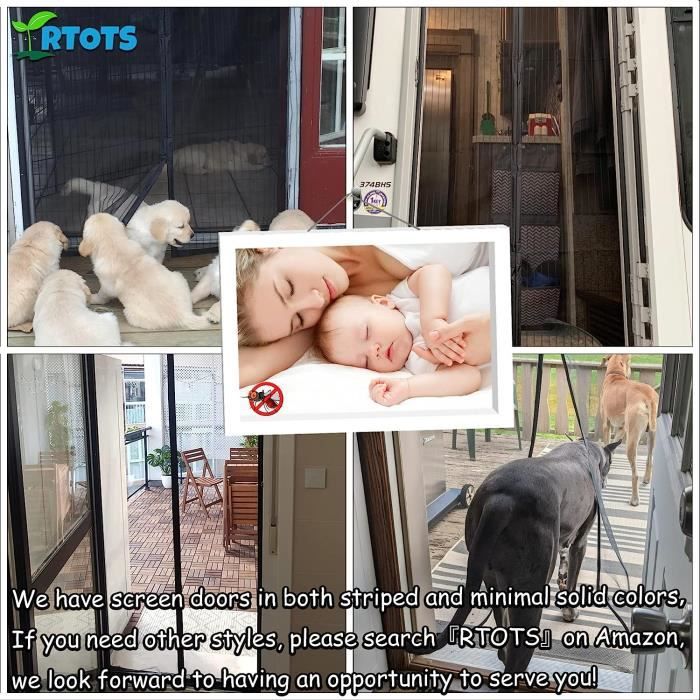 Magnétique Moustiquaire Porte 145 X 210 Cm Anti Insecte