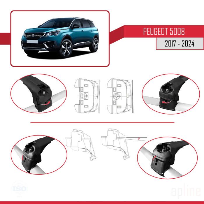 Bestelwagen dakdragers Peugeot Expert L3 H1 Long 2016> AC08.2ALU140/AC08.3ALU140