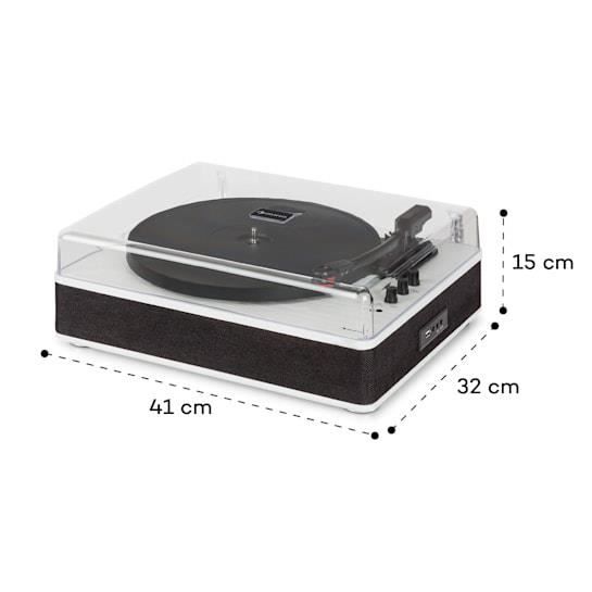 Platine Vinyle Bluetooth et Lecteur CD - AUNA - 33/45/78 r/min - USB -  Tourne Disque Retro - Marron - Cdiscount TV Son Photo