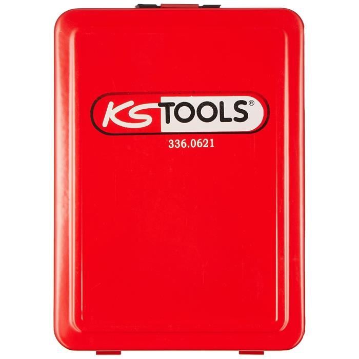 KS Tools - Jeu de 3 tarauds à main HSS, M5 x 0,8