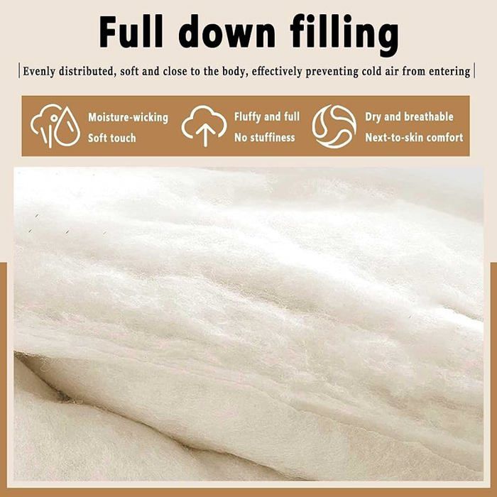 Couette Ultra Chaude Hiver - 220x240 Cm, 5 Kg - Double Face Polaire Et Douce - Respirante Et Lourde
