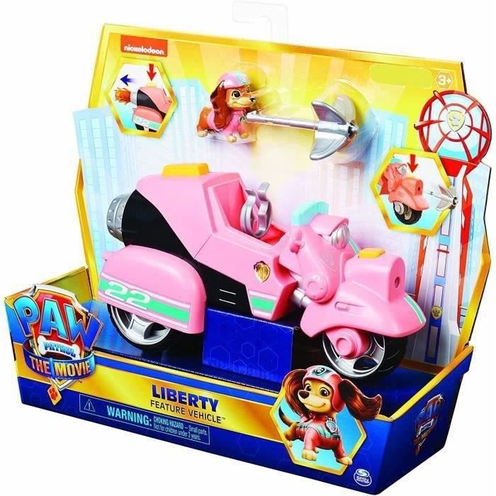 Pat'Patrouille Liberty Movie Véhicule transformable et figurines Poms  Junior Patrollers Mighty Movie - Cdiscount Jeux - Jouets