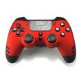 Manette sans fil SteelPlay Metaltech Rouge pour PS4-0