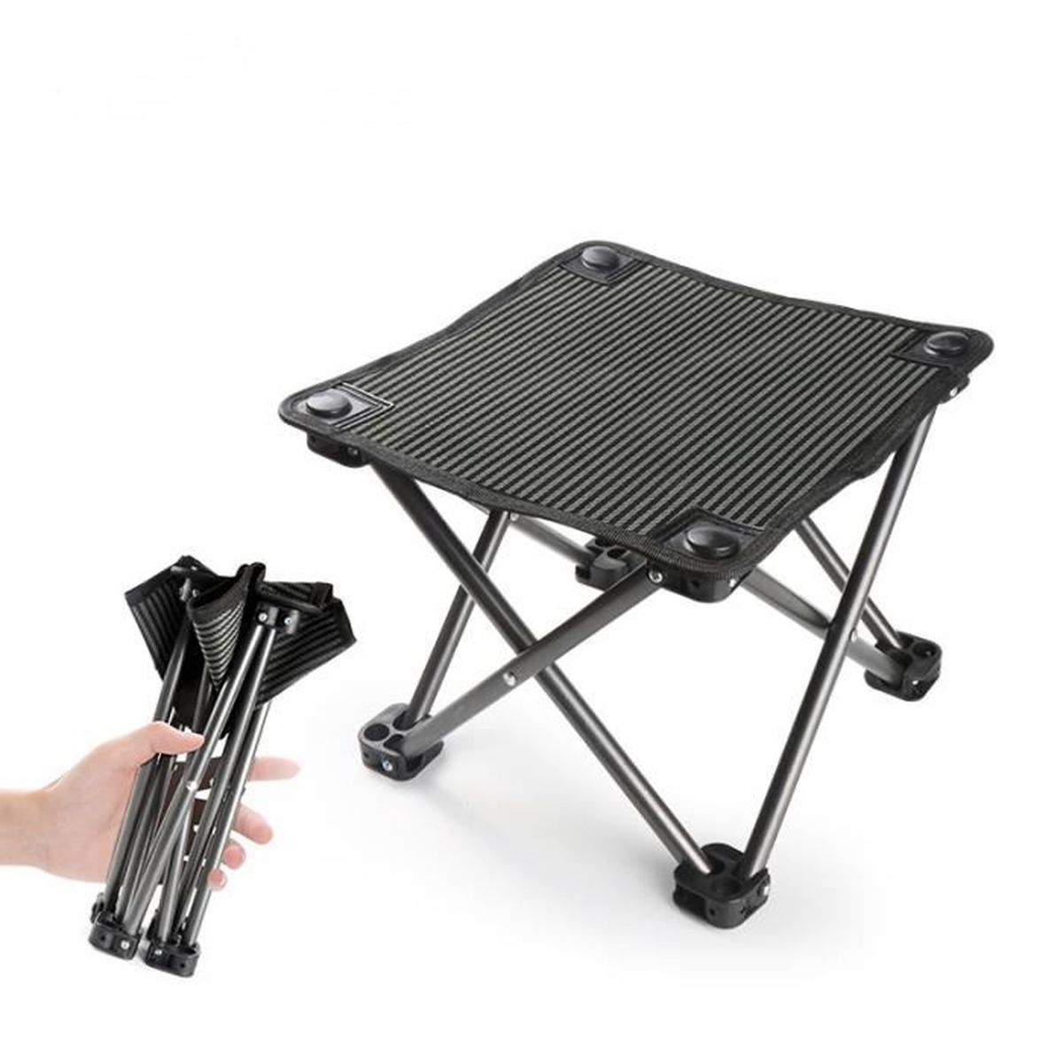 Tabouret De Camping Pliable Naturehike - Ultra Léger 270g, Alliage Aluminium, Charge 75kg, Parfait Rando Pêche Plage