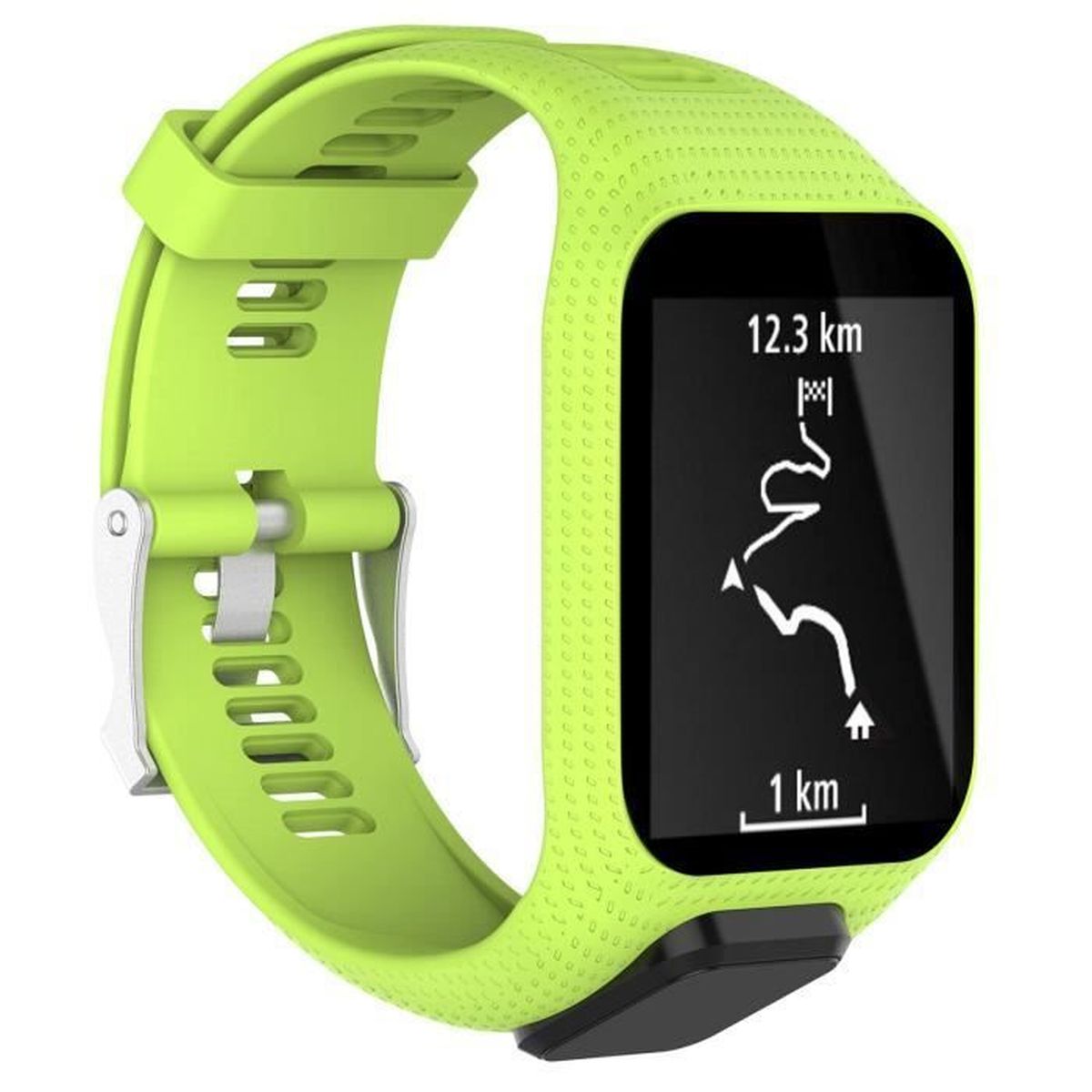 Bracelets de Montre en Silicone pour Montres Tomtom Runner 2 3 Bandes de Montre Adventurer Spark 3 Golfer 2 Compatible avec Les Bracelets de Montres Tomtom Spark 3