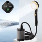 KOTEZU Douche Camping Portable 7800mAh - Pompe 2 Vitesses, Tuyau 2m, Chargement Type-C, Sans Chauffage