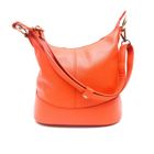 OH MY BAG Sac à main en cuir italien BEAUBOURG Orange