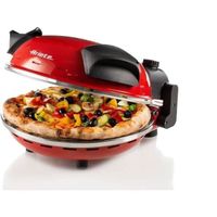 Four à Pizza électrique ARIETE - Rouge - Pierre réfractaire - 1200W - Diamètre 33cm - Température max 400°C