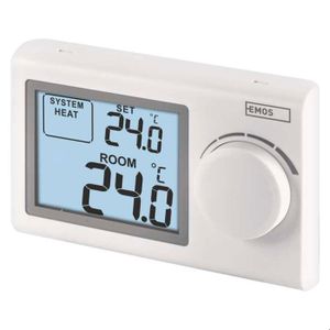THERMOSTAT D'AMBIANCE Thermostat d'ambiance, numérique, Mural, Manuel, pour systèmes de Chauffage et de Refroidissement, régulateur de température avec