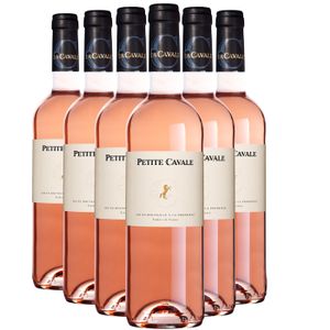 VIN BLANC Luberon Petite Cavale Rosé - Rosé 2023 - Domaine La Cavale - Vin Rosé de la Vallée du Rhône (6x75cl) BIO
