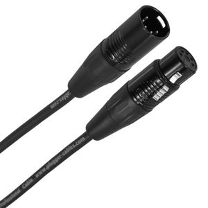 Câble Adaptateur Mini XLR Femelle Vers XLR Femelle - Longueur 1 M - Câblage équilibré 3 Broches - Pour Micro, Caméra, Table De Mixage