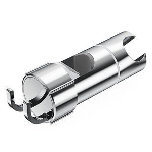 Support Pommeau Douche Réglable Universel 15-30mm - Rotation 360° Argent, Barre Coulissante Amovible Pour Douche Ronde Ou Carrée