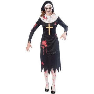 Déguisement de La Nonne™ avec masque et croix femme- déguiz-fêtes