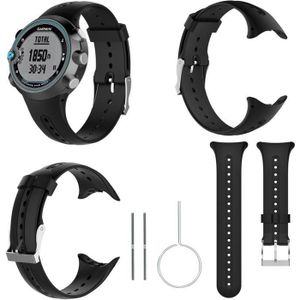 Pour Garmin Fenix 3 Sapphire Bracelet de montre en silicone à texture  horizontale de 26 mm avec outil de retrait (bleu marine)