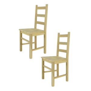 CHAISE Tommychairs - Set 2 chaises cuisine RUSTICA, robus
