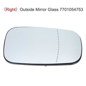 verre convexe Rétroviseur Droit pour RENAULT CLIO 2 1/00-5/05 Miroir Extérieur manuellement