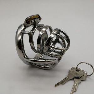 Cage De Chasteté Pour Hommes En Silicone Avec Brancard à Billes Testiculaires - Dispositif De Bondage Neuf