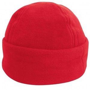 Une polaire rouge fulffy Bonnet de Père Noël Fête de Noël Hat pour adulte 