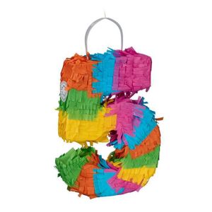Piñata Mini pinata chiffre 5 - 10046388-0