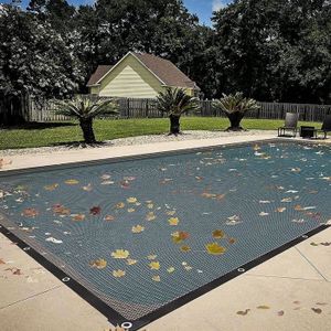 Bâche couverture piscine d'hivernage - Ronde ou rectangulaire - La