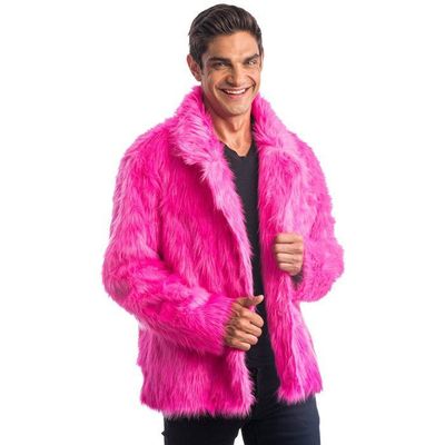 Veste d'hiver à la mode pour femme, manteau Long rose ours en