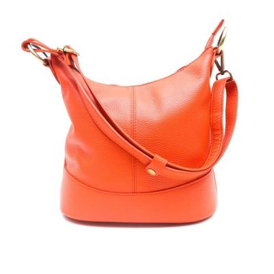 Sac bandoulière vintage Rosetti orange simili cuir bretelles tressées