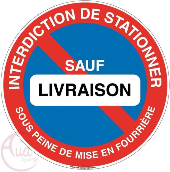 Cartello "Sosta Vietata" Giorno E Notte 230mm - PVC Rigido 1.5mm - Aua Signage - 3