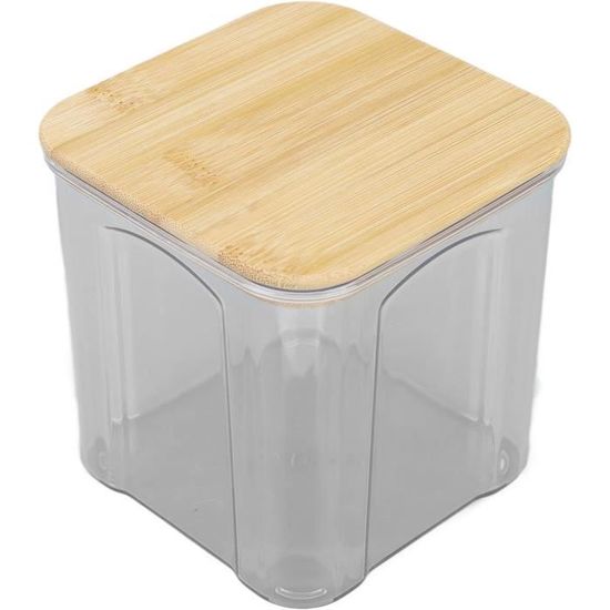 Pot De Stockage Hermétique Cabilock – Large Ouverture Pour Poudre De Lait, Protéines – Pratique Cuisine Et Voyage