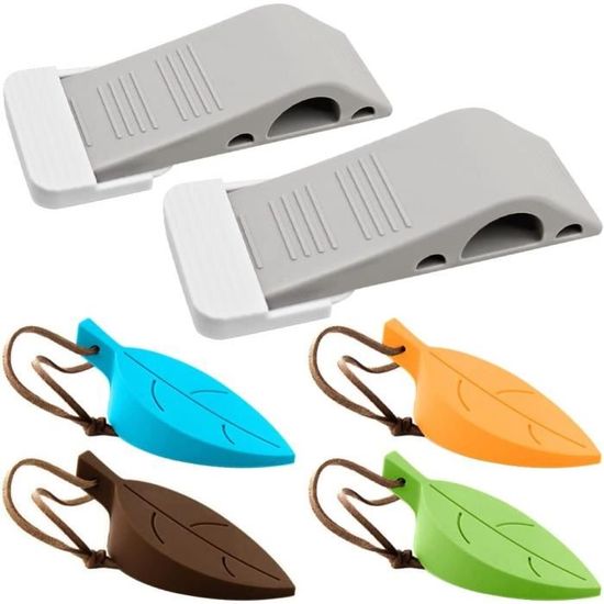 Lot De 6 Butoirs De Porte En Mousse EVA - Protection Anti-Pincement Enfants | Blanc Argile | Installation Facile - 8