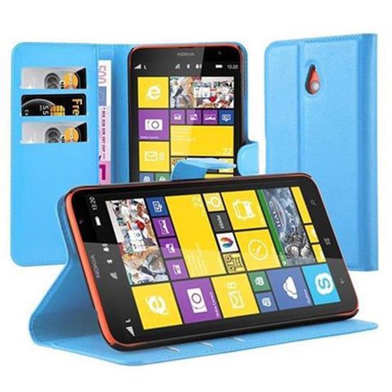 Étui Portefeuille Pour Nokia Lumia 820 - Housse En Similicuir Avec Stand Horizontal Et Fente Carte - Noir De Jais - 8