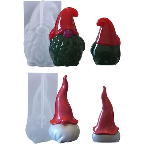 Lot De 3 Moules En Silicone En Forme De Lapin 3D - Pour Résine époxy, Bougies, Savon DIY, Décorations Pâques - 3