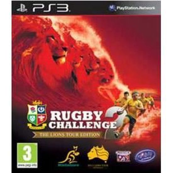 Jeu PS3 Jonah Lomu Rugby Challenge 2 – Rugby En PAL, Parfait état