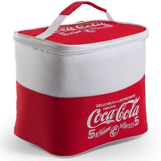 Sac Isotherme Officiel Coca-Cola 20L - Bandoulière Amovible, Idéal Pique-nique Et Sorties