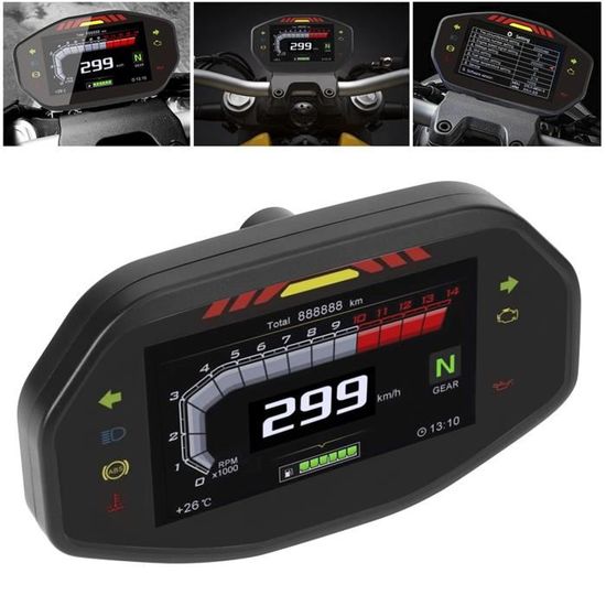 Accessoire Mobilité Urbaine Compteur LCD ZAMETTER Pour Scooter
