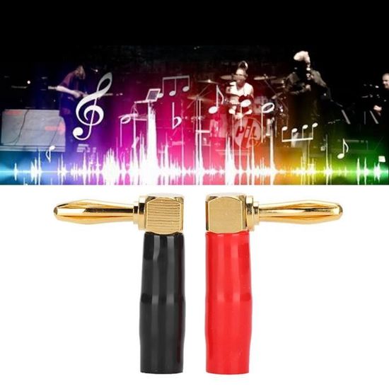 Connecteur Banane 4 Mm M4*36 - Prise Lanterne à Visser Et à Souder - Pour Audio