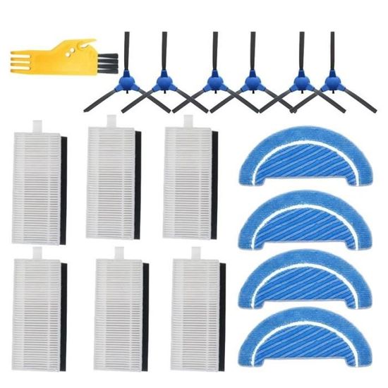 10 Spazzole Laterali Di Ricambio Per Robot Aspirapolvere Cecotec Conga Excellence 1090 E 1790 - 4