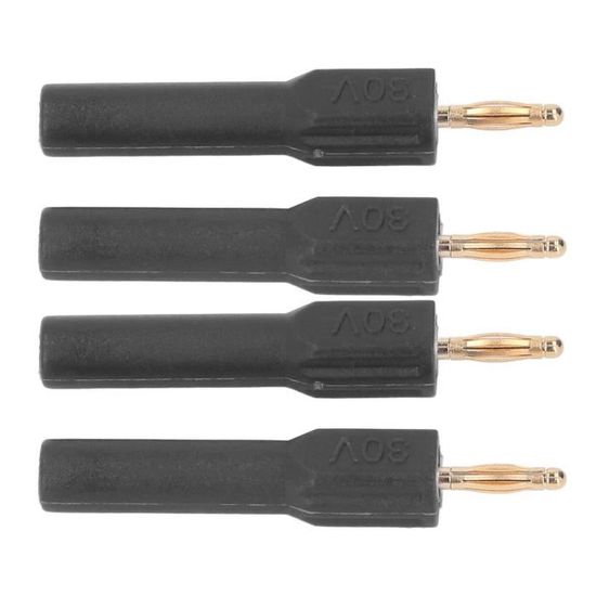 Fiche Banane Femelle De Remplacement 2mm - Coupleur Noir, Générique, Neuf Sous Blister (EAN 7291603194354)