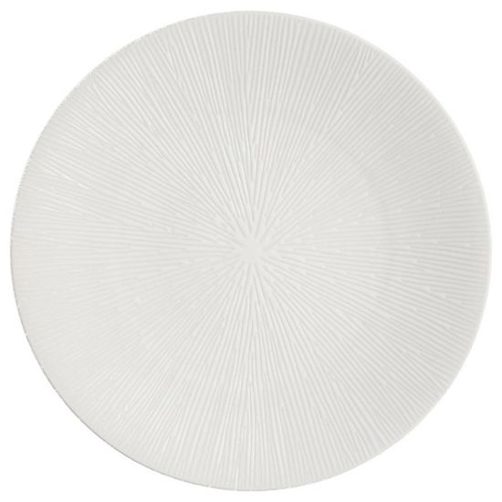 Lot De 6 Assiettes Plates "Petit Salon" 27cm Blanc - Gamm Vert