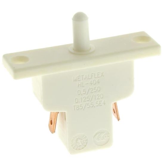 Interrupteur Lumière DEKA 250V NC Pour Réfrigérateur Scholtes – Référence C00092774, Pièce Neuve