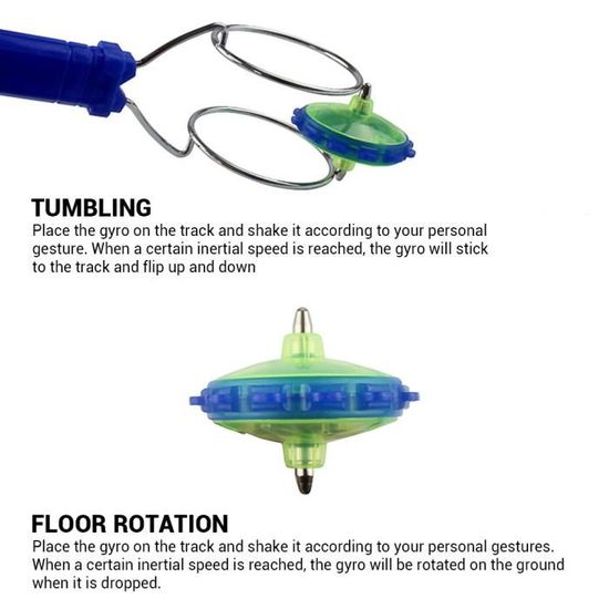 Toupie Magnétique – Décoration De Bureau – Goutte D’eau En Acier Inoxydable, Temps De Rotation 3-5 Min