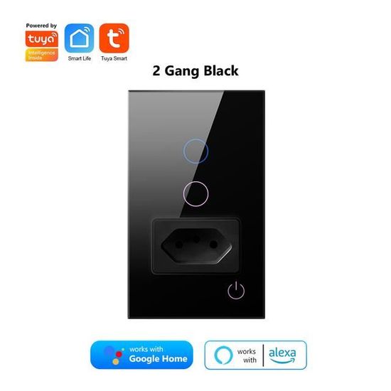 Interrupteur Connecté WiFi, Compatible Avec Alexa Et Google