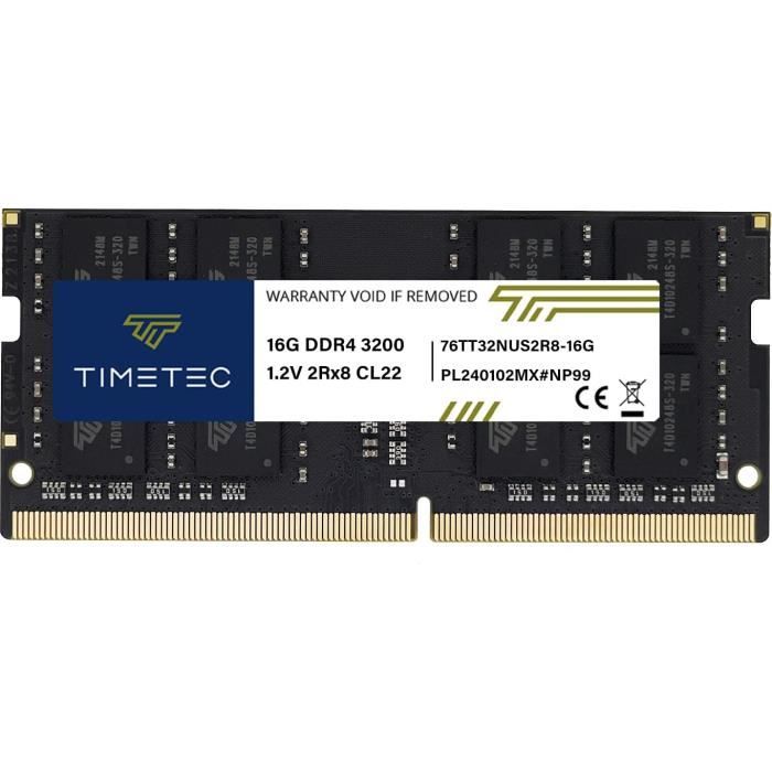 Mémoire RAM Crucial DDR4 16Go 8Go 4Go – 3200 MHz PC4-25600 – DIMM 288 Broches – Garantie à Vie
